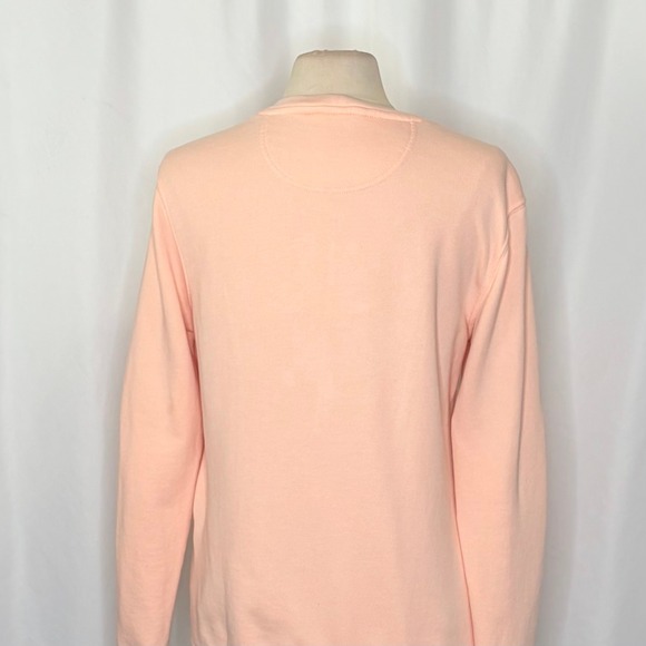 CARHARTT Relaxed Fit Sweatshirt Solid Light Peach Pink Pullover Crewneck Small - Picture 8 of 11